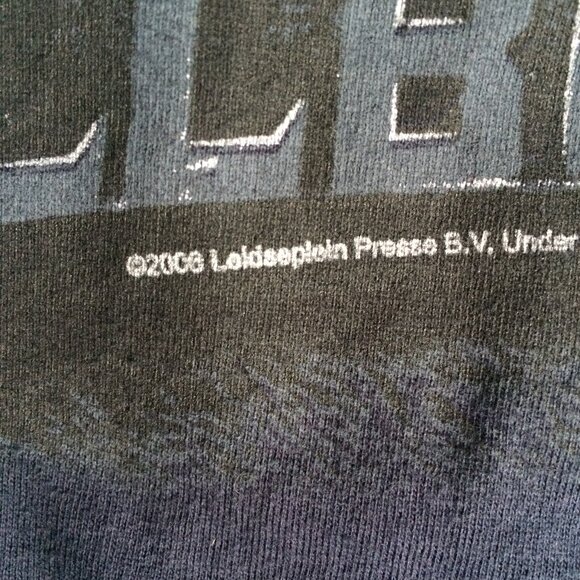 AC/DC 1995 Ballbreaker Album Cover Mens T-Shirt XL Blue Short Sleeve Admit One - Picture 6 of 7